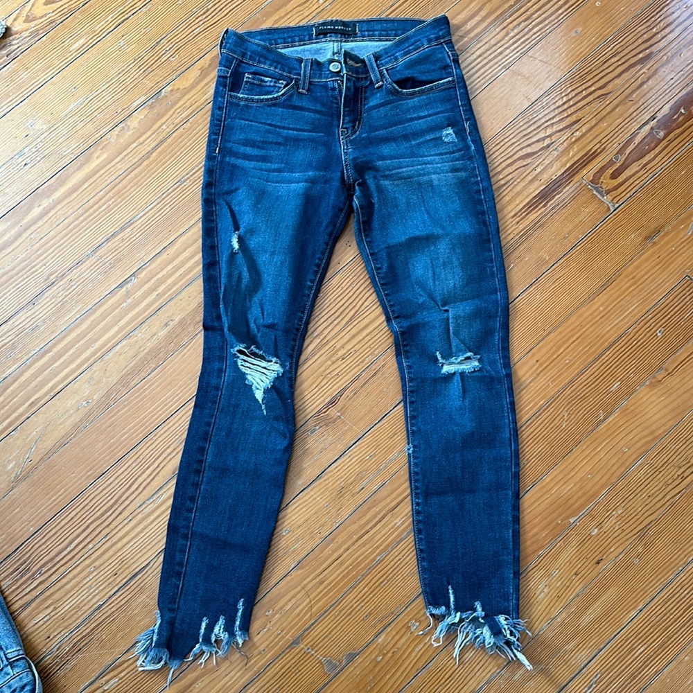 Flying Monkey | Flying Monkey Ripped Skinny Jeans Size 24